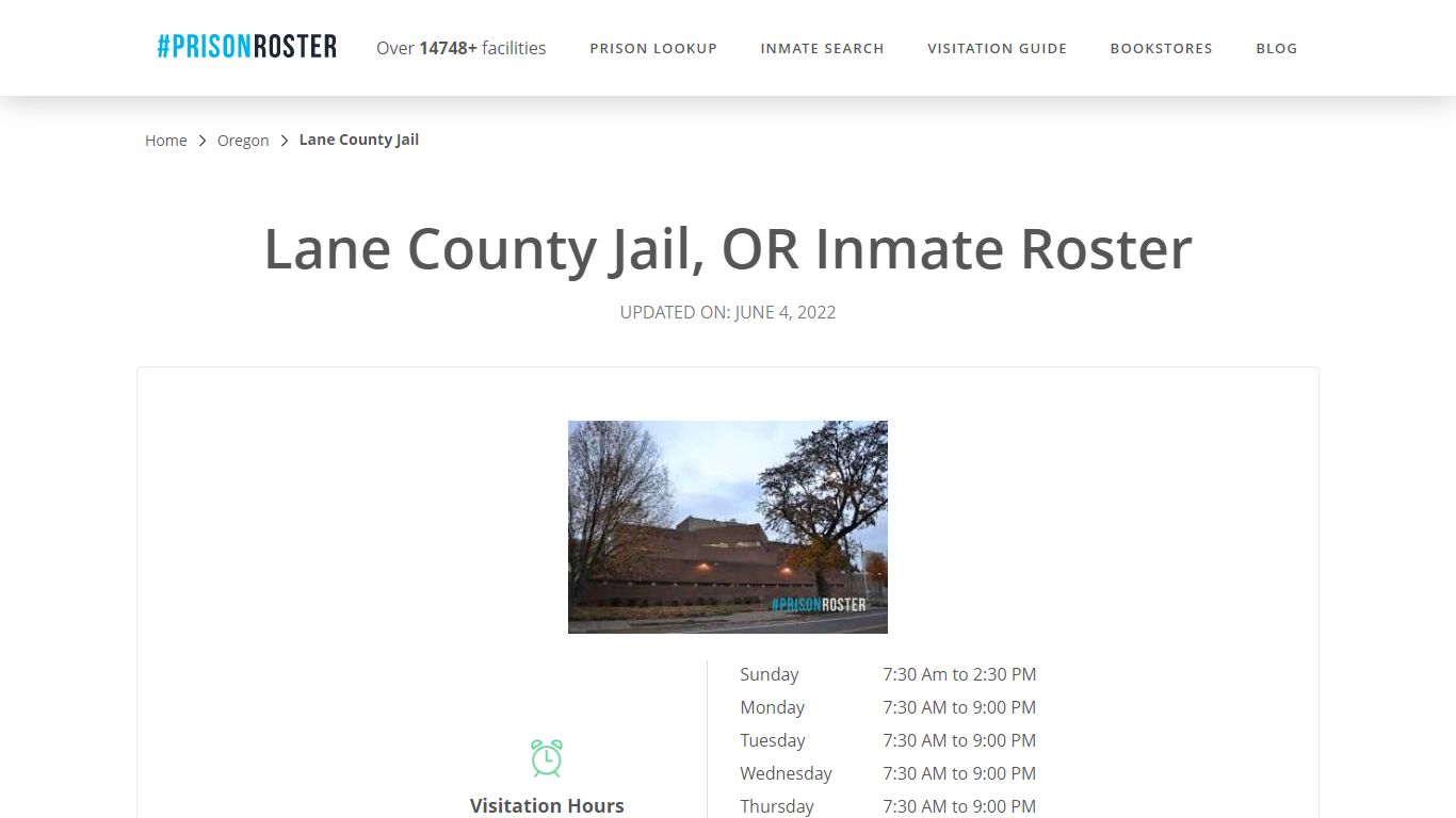 Lane County Jail, OR Inmate Roster - Prisonroster